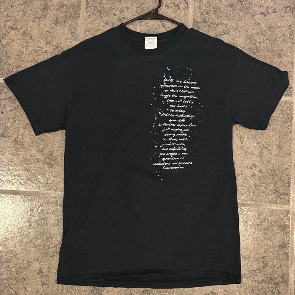 Classic Black Graphic Tee for Men